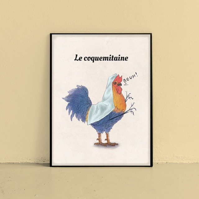 Le coquemitaine, affiche pour chambre d'enfant